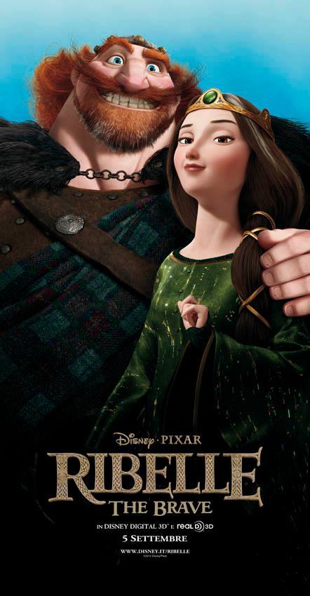 Nuovi poster italiani per Ribelle della Pixar