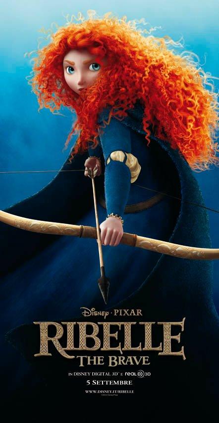 Nuovi poster italiani per Ribelle della Pixar