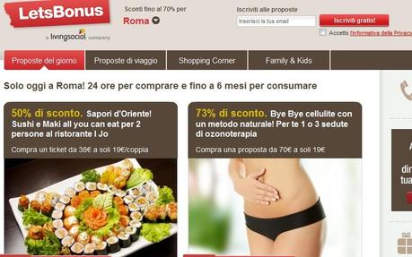 buonisconto Siti simili a Groupon dove risparmiare 