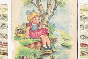 Una Cartolina Vintage Per I Miei Auguri Di Pasqua Paperblog