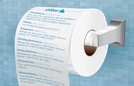 Come stampare Twitter sui rotoli di carta igienica!