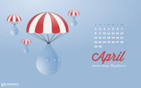 28 wallpaper con il calendario di Aprile 2012