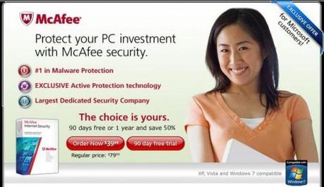 Scarica Download Gratis Antivirus McAfee Internet Security 2012 per 3 Mesi