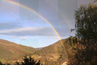 Arcobaleno... doppio in Langa.