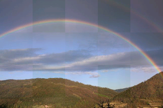 Arcobaleno... doppio in Langa.