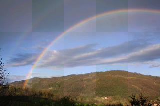 Arcobaleno... doppio in Langa.