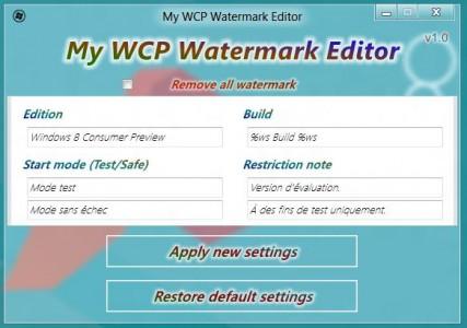 Come Togliere la Preview Watermark su Windows 8 Consumer : Guida e Download utility
