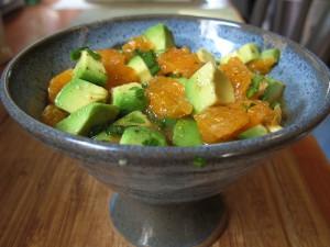 Insalata di arance, avocado e verdure