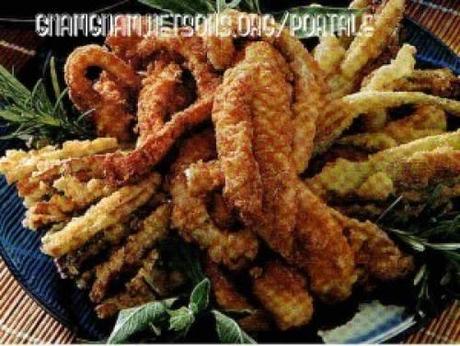 Fritto misto di sogliole e verdure