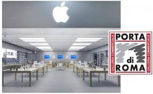 Apparsa una vetrina Apple a Porta di Roma, il 21 aprile l’apertura ufficiale.