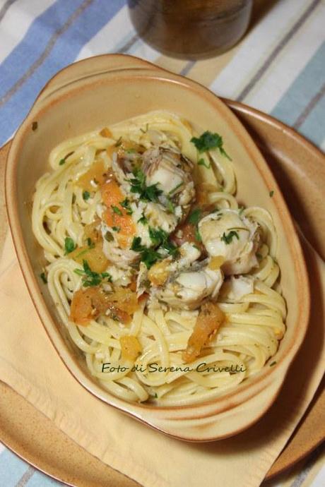 LINGUINE CON RAGU’ DI GALLINELLA E CUORE DI BUE di Dolcipensieri