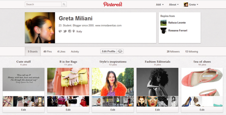 Find me on Pinterest