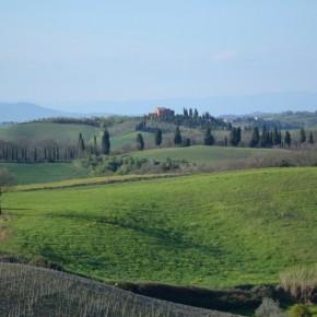 Panorama della campagna intorno a Certaldo