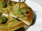 Pancakes fave scamorza zucchine