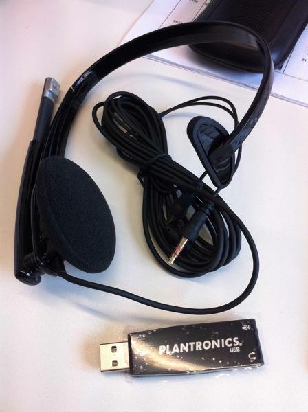 Plantronics headset