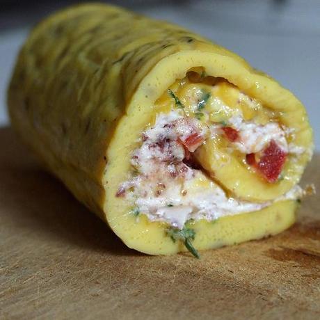 Rotolo di erbe al formaggio