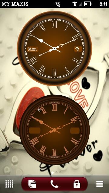 Widget orologio analogico in stile “retro” by syarmwawa