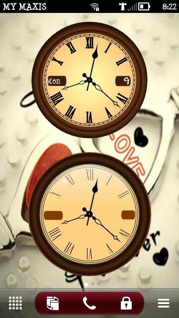 Widget orologio analogico in stile “retro” by syarmwawa