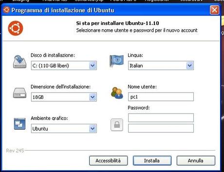 Wubi come installare linux Ubuntu facilmente