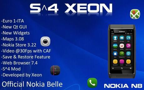 Download Nokia Belle Custom Firmware “S^4 Xeon” per Nokia N8 V2.8 con nuovi Widgets!