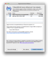 Nuovo aggiornamento Java per Mac