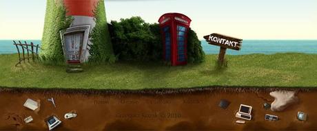 esempi footer creativi nel web design moderno