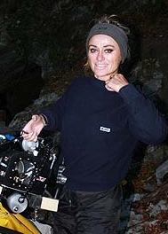 Cristina Freghieri, pinneggiando tra relitti e grotte…