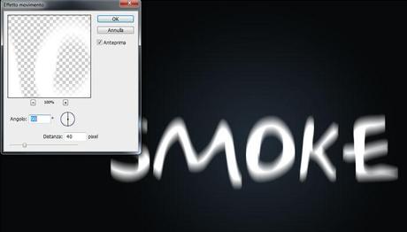 Tutorial Photoshop: effetto fumo su testo