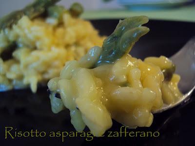 Risotto asparagi e zafferano