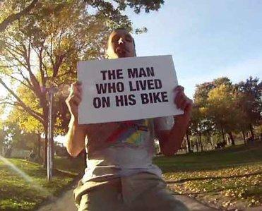 The man who lived on his bike