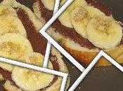 Bruschetta banane nutella