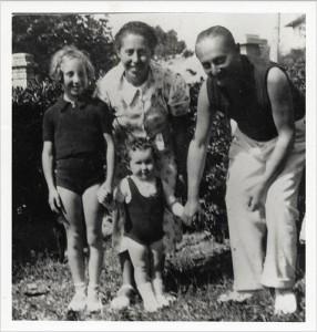 Irène Némirovsky il marito Michel Epstein e le figlie