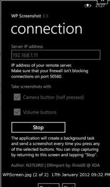 3kflg8exre9e6qa6g Fare Screenshot su Windows Phone e inviarli al computer tramite Wi Fi grazie a WP Screenshot