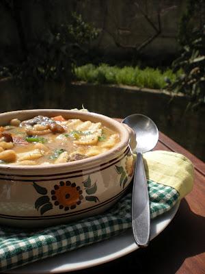 Tacconelli con Cannellini e Funghi di bosco