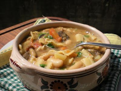 Tacconelli con Cannellini e Funghi di bosco