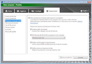 Microsoft Security Essentials, l’antivirus di Windows