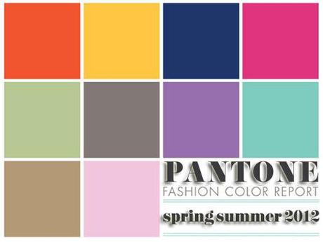 COLOUR INSPIRATIONS // Pantone Spring Summer 2012