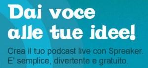 App Spreaker Radio crea podcast e condividili sui social network