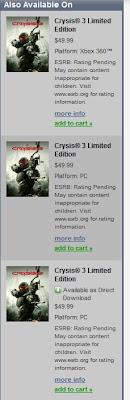 Rumor : Imminenti annunci su Crysis 3 ?