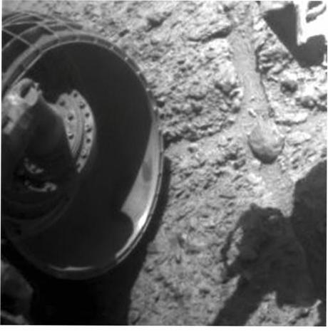Marte - Opportunity: movimento anomalo della ruota anteriore sinistra