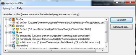 Ottimizzare e velocizzare Firefox, Chrome, Skype e Thunderbird!