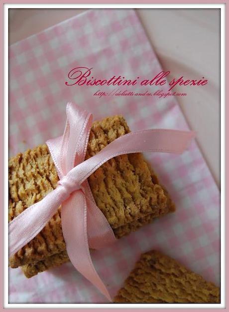 Biscottini alle spezie