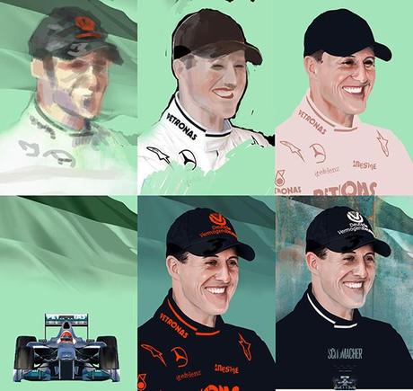 ritratti photoshop miti della f1