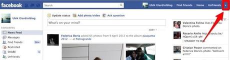 Disattivare timeline facebook