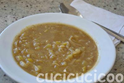 zuppa di porri e patate - leek and potato soup