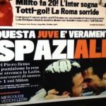 FOTO-ECCO LA PRIMA PAGINA DELLA GAZZETTA DELLO SPORT