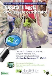 #Assobioplastiche lancia la campagna di informazione sui sacchetti biodegradabili e compostabili