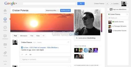 Nuova interfaccia Google Plus stile Facebook