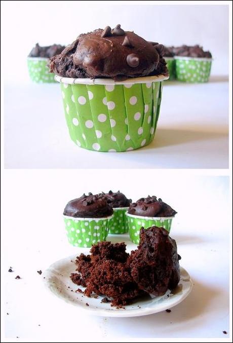 Mini Muffins al Triplo Cioccolato