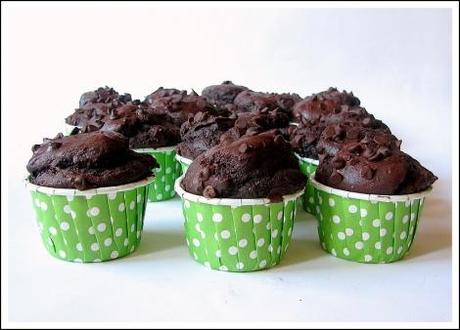 Mini Muffins al Triplo Cioccolato